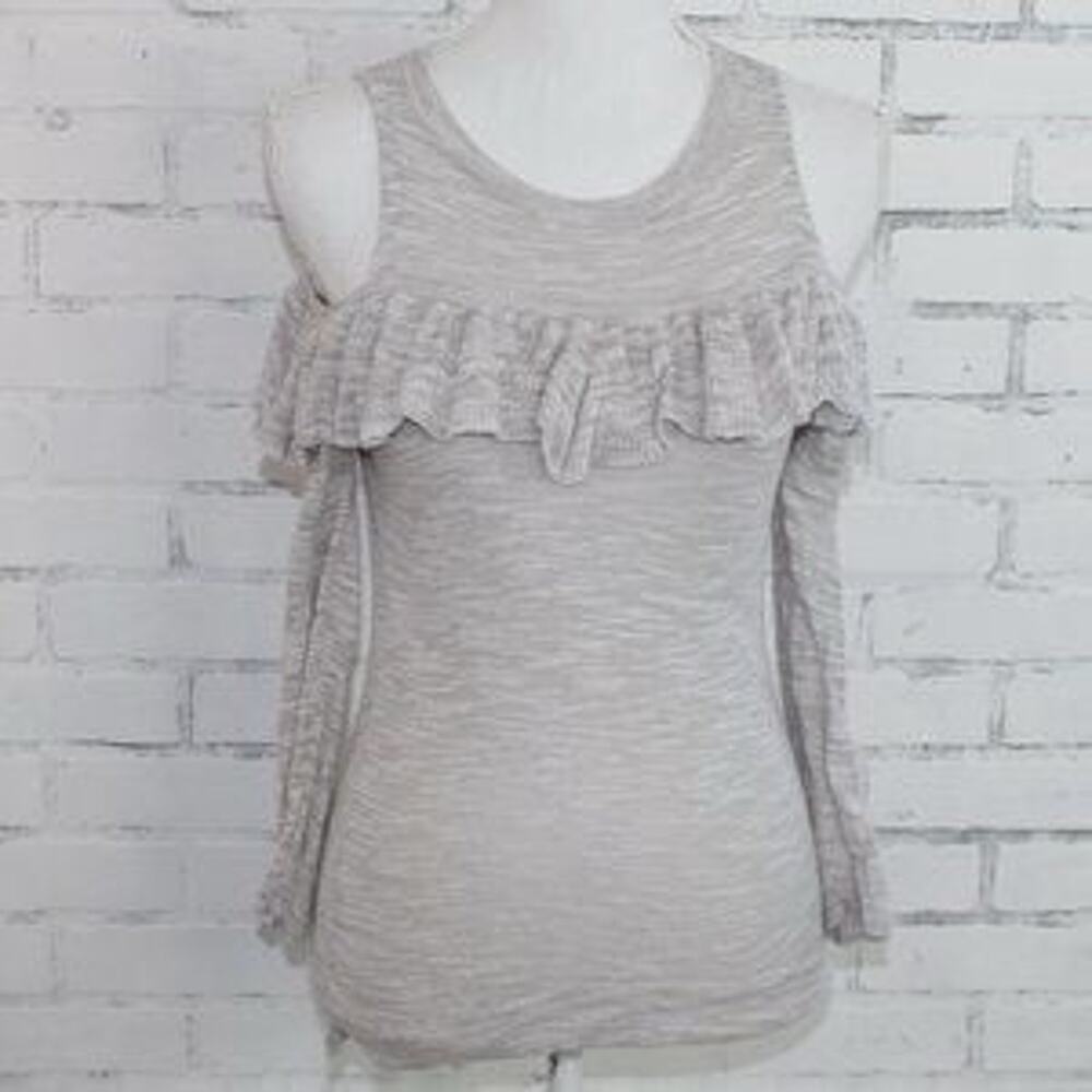 Women's EUC Vintage Express Cold Shoulder Top Size Small